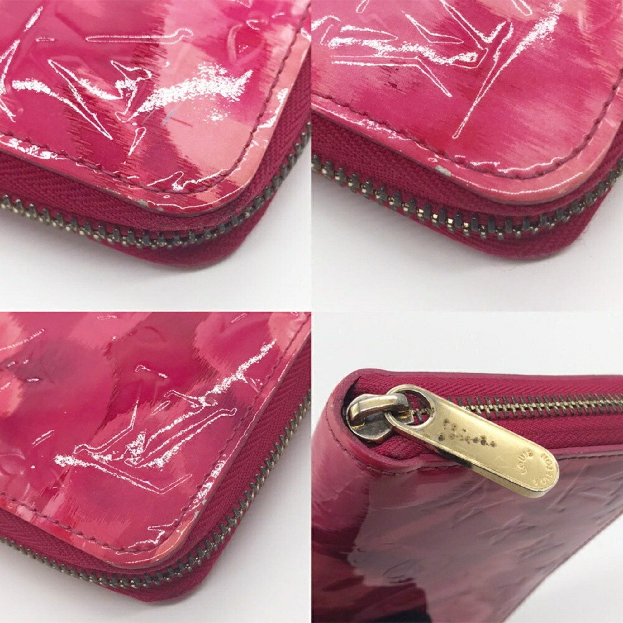Louis Vuitton Louis Vuitton Long Wallet Ikat Flower Zippy Vernis Rose Indien LOUIS VUITTON Size ONE SIZE - 3 Thumbnail
