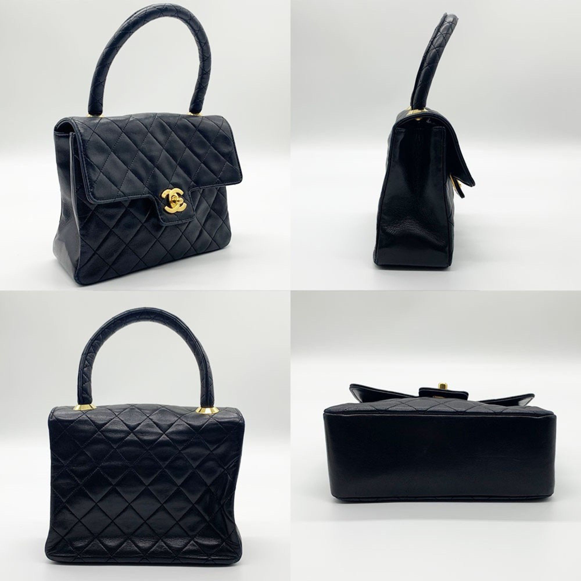 Chanel Chanel Bag Matelasse Handbag Black Turn Lock Coco Mark CHANEL Size ONE SIZE - 2 Thumbnail