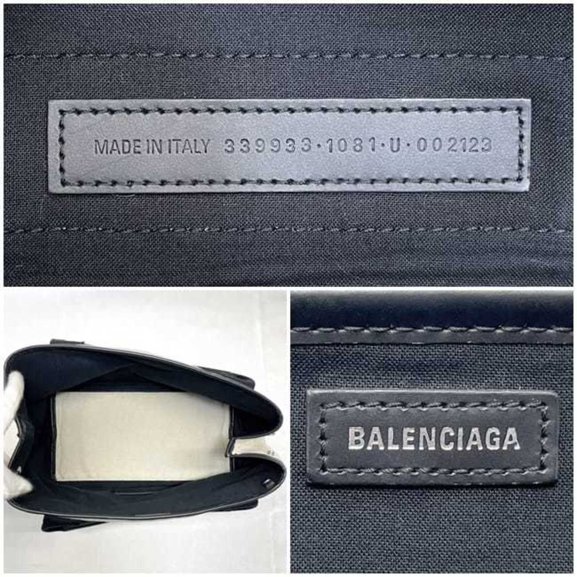Balenciaga Balenciaga Tote Bag Navy Cabas ec-23052 Natural White Black 339933 Canvas Leather 1081 U 002123 BALENCIAGA Handbag Unisex Size ONE SIZE - 10 Thumbnail