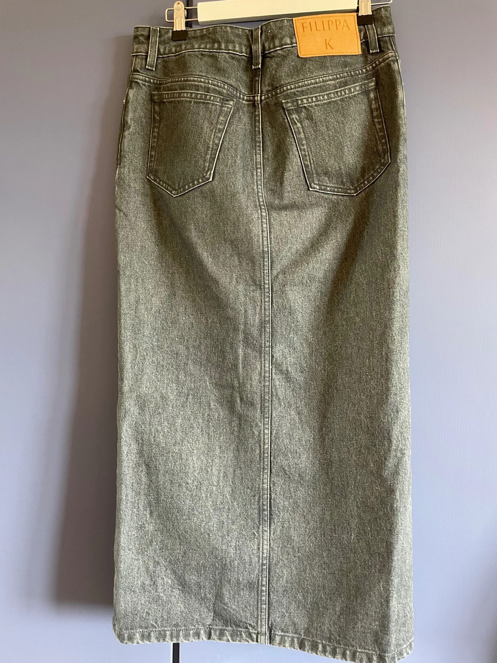 Filippa K Filippa K Long Slit Denim Skirt Skirt Size 26" / US 2 / IT 38 - 5 Thumbnail