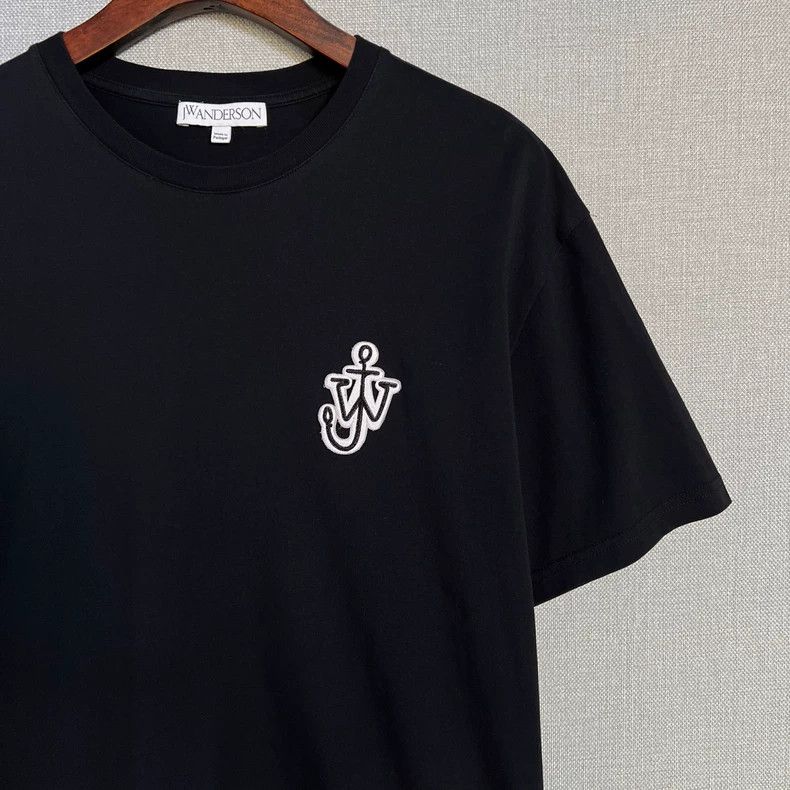 JW Anderson JW Anderson Black Embroidered Logo Short Sleeve Size US L / EU 52-54 / 3 - 3 Thumbnail