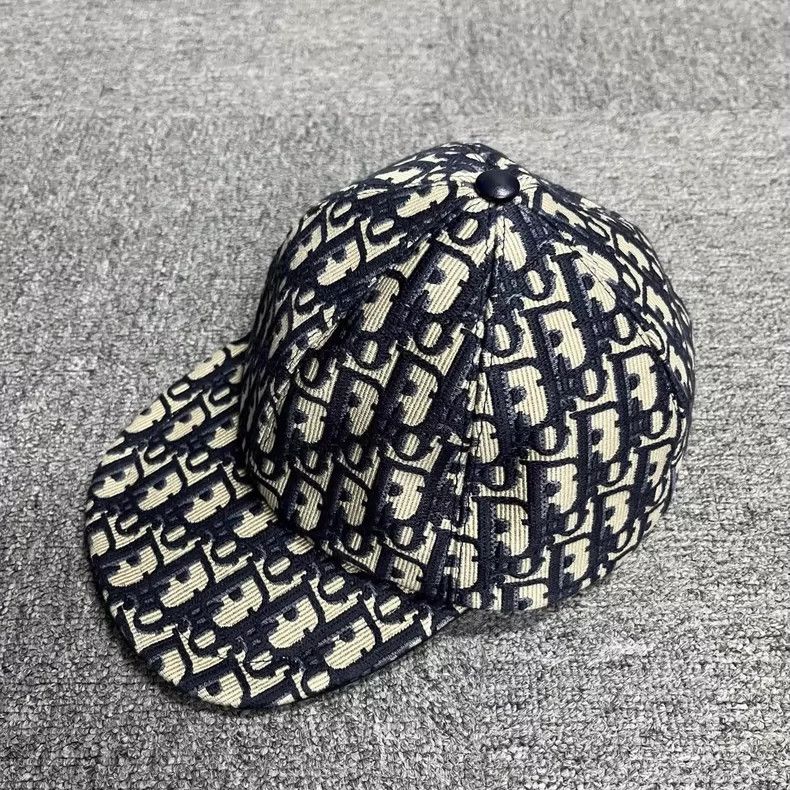 Dior Dior Blue Lambskin Duckbill Hat Size ONE SIZE - 2 Thumbnail