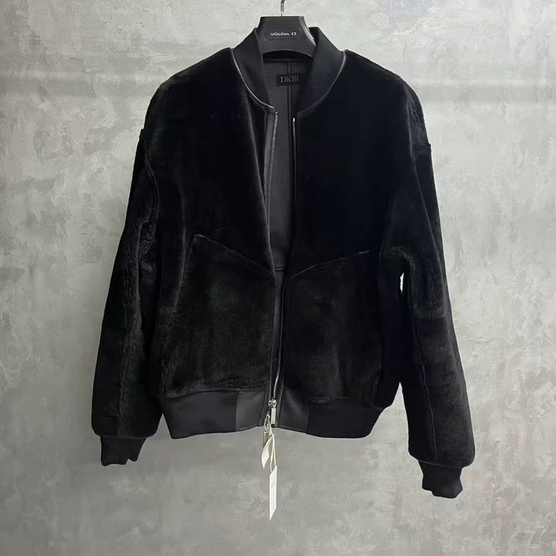 Dior Dior Black Zip Long Sleeve Leather Jacket Size US L / EU 52-54 / 3 - 5 Thumbnail