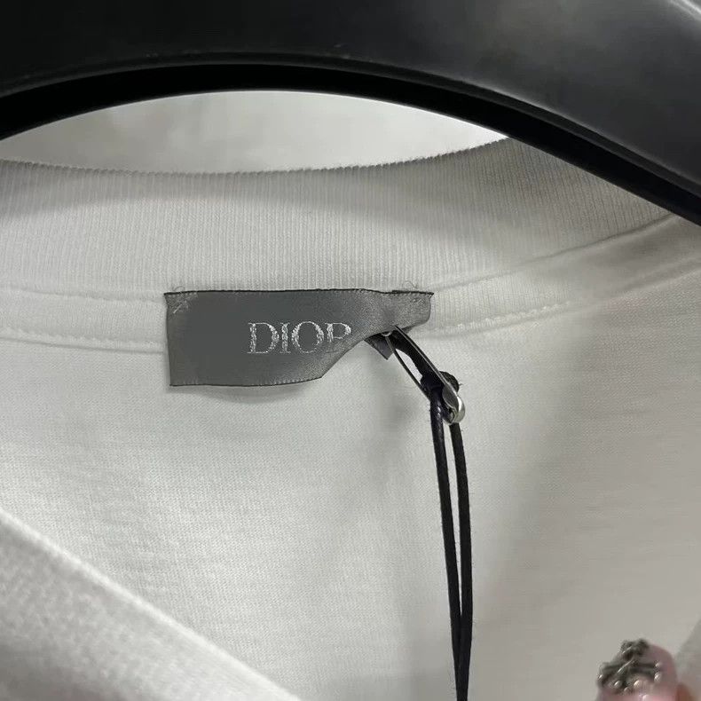 Dior Dior White Short Sleeve T-Shirt Size US M / EU 48-50 / 2 - 2 Thumbnail