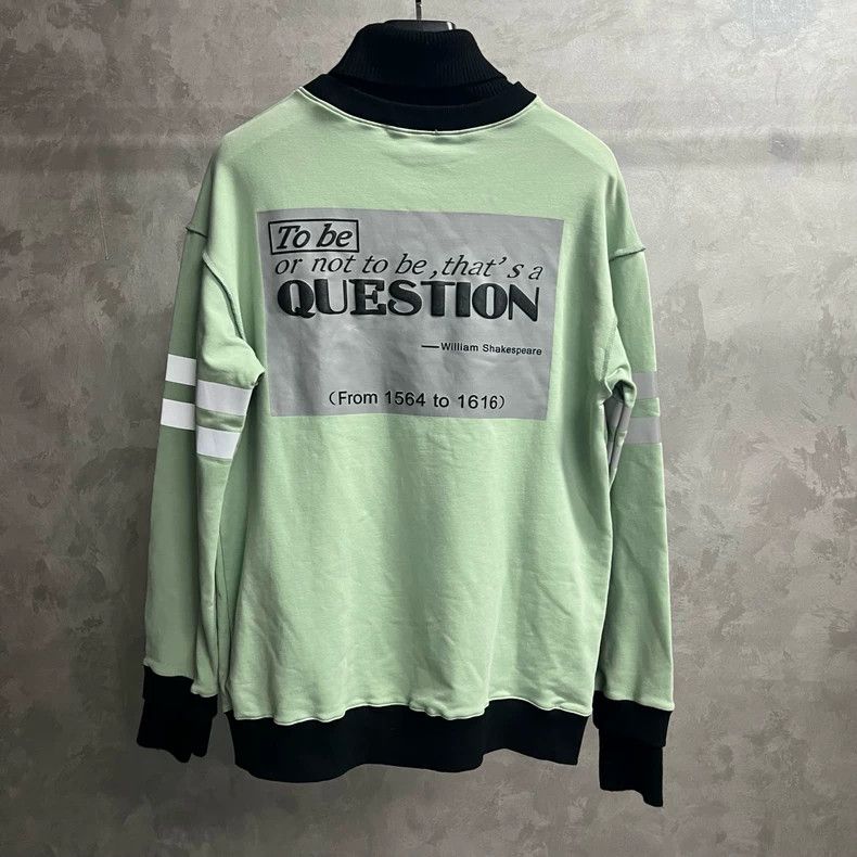 Anonymous Club Andrea Martin Green High Neck Sweatshirt Size US S / EU 44-46 / 1 - 4 Thumbnail