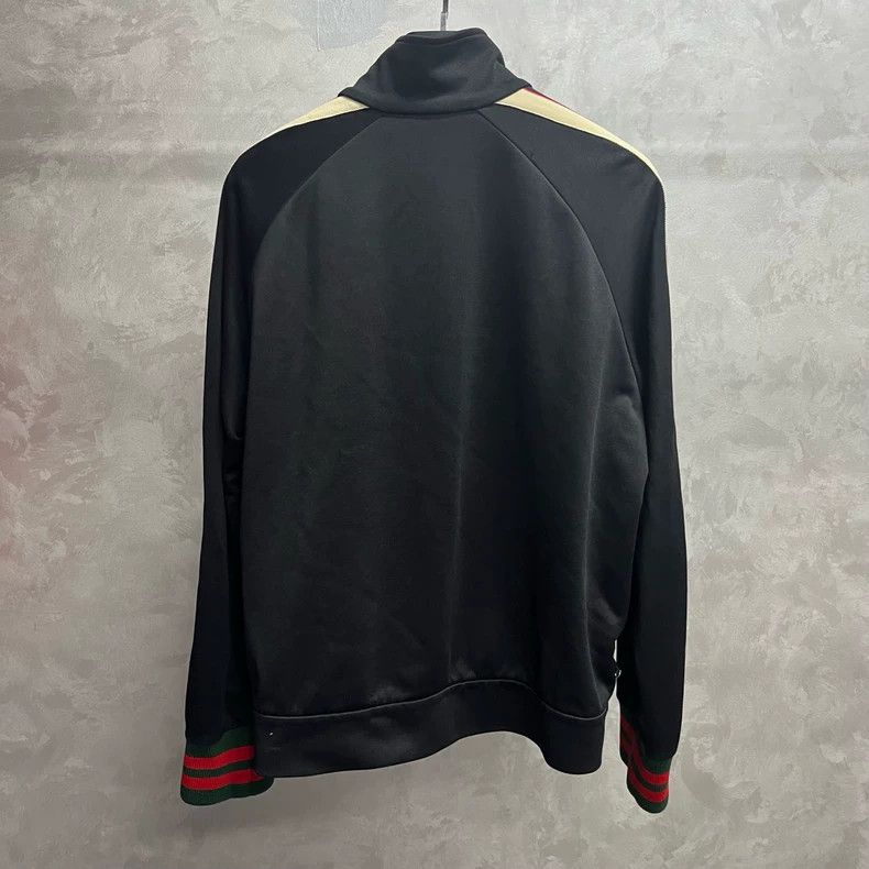Gucci Gucci Black Striped Zip Classic Jacket Size US L / EU 52-54 / 3 - 4 Thumbnail