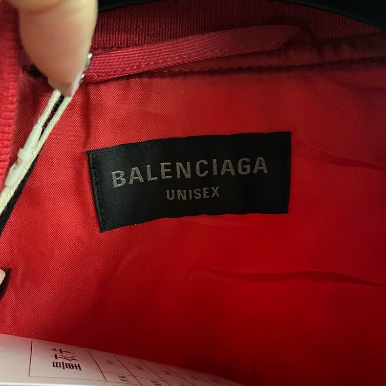 Balenciaga Balenciaga Red Logo Print Jacket Size US XXS / EU 40 - 2 Thumbnail