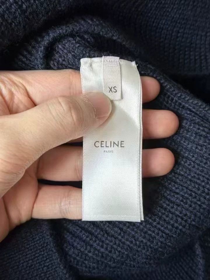 Celine Celine Embroidered Knit Sweater in XS Size US XS / EU 42 / 0 - 4 Thumbnail