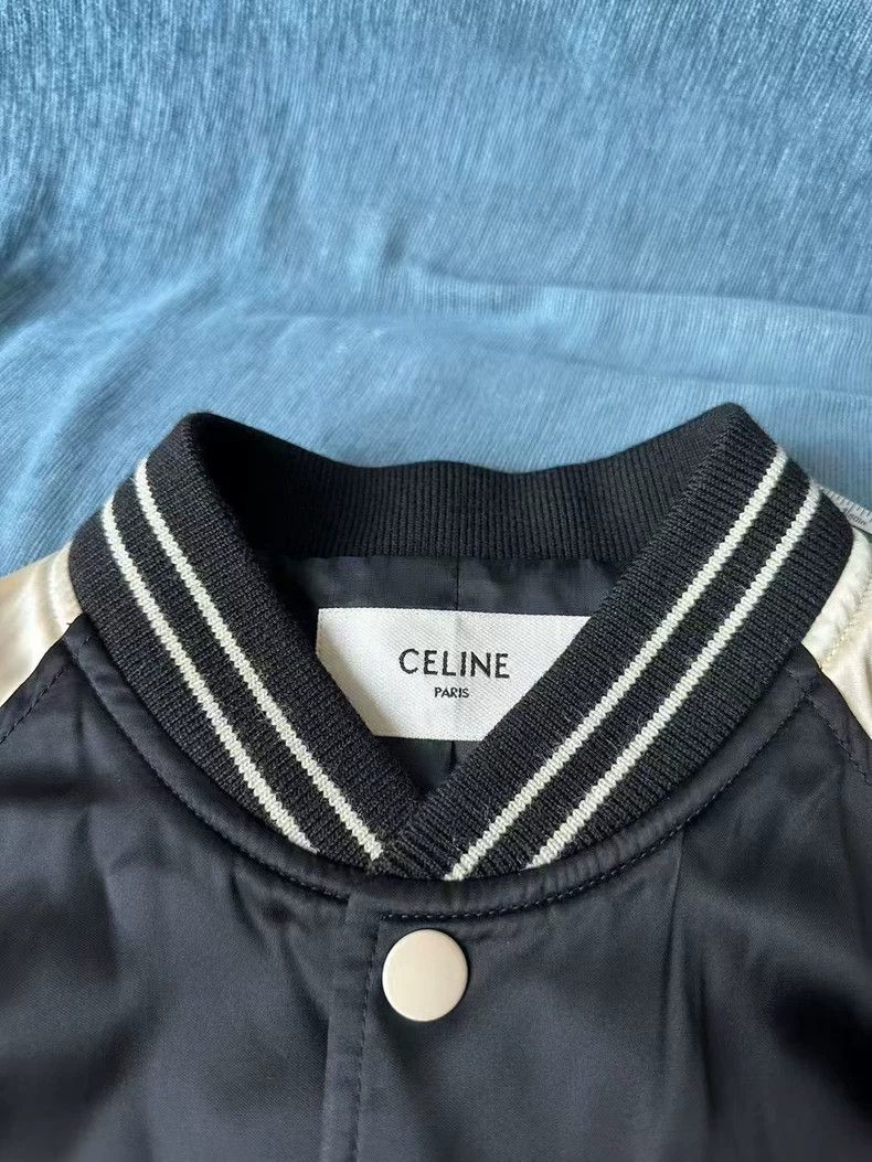 Celine Celine Studded Baseball Jacket Size 46 Size US L / EU 52-54 / 3 - 3 Thumbnail