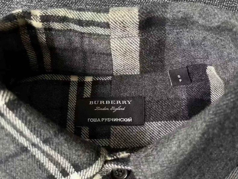 Burberry Burberry Gosha Wool Shirt Jacket Size US S / EU 44-46 / 1 - 2 Thumbnail