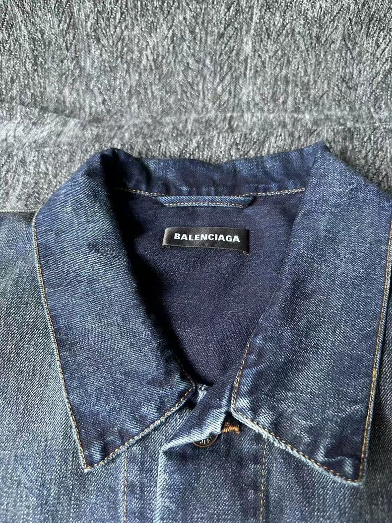 Balenciaga Balenciaga Denim Jacket FBI Style Size US L / EU 52-54 / 3 - 3 Thumbnail