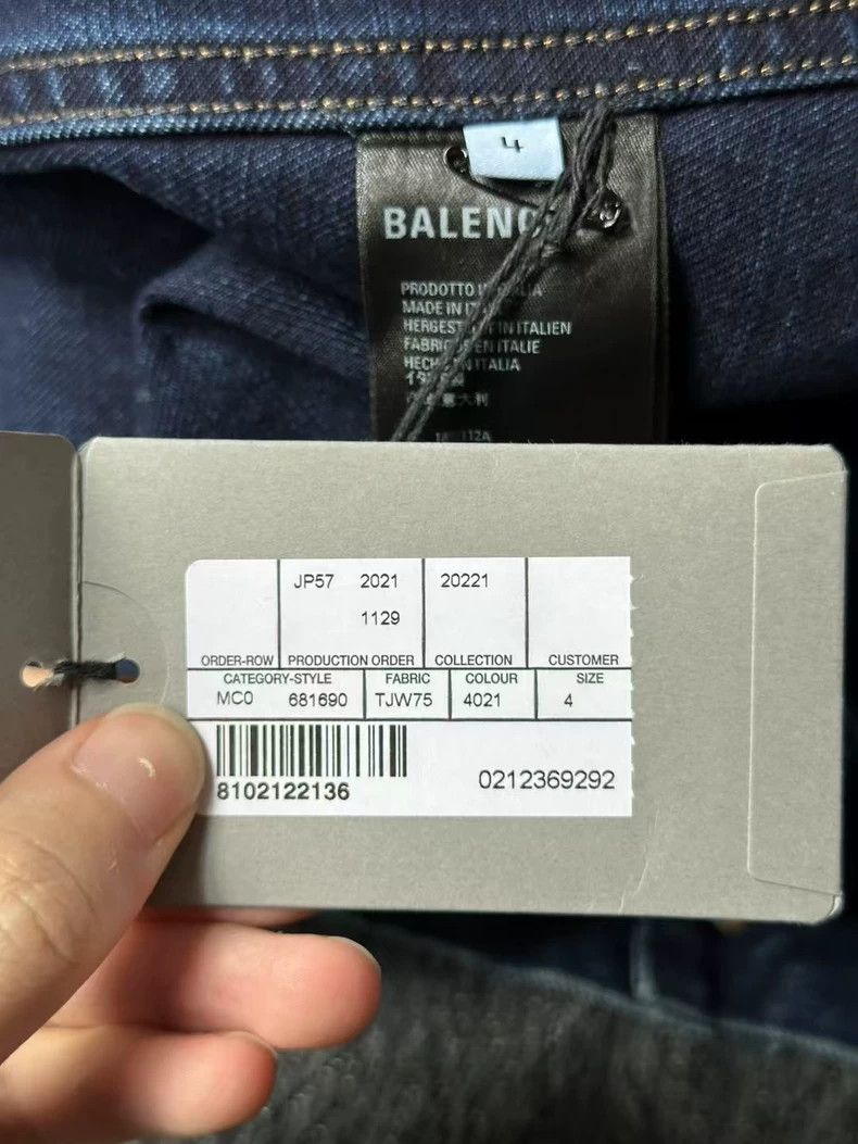 Balenciaga Balenciaga Denim Jacket FBI Style Size US L / EU 52-54 / 3 - 4 Thumbnail