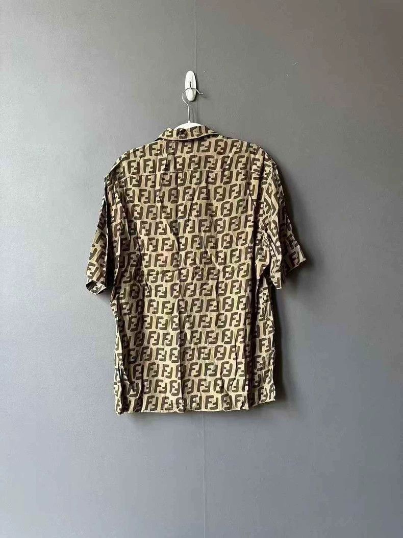 Fendi Fendi Logo Short Sleeve Shirt Size US M / EU 48-50 / 2 - 2 Thumbnail