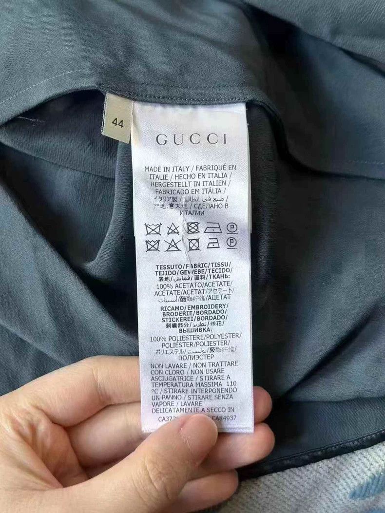 Gucci Gucci Flag Short Sleeve Shirt Size US L / EU 52-54 / 3 - 4 Thumbnail
