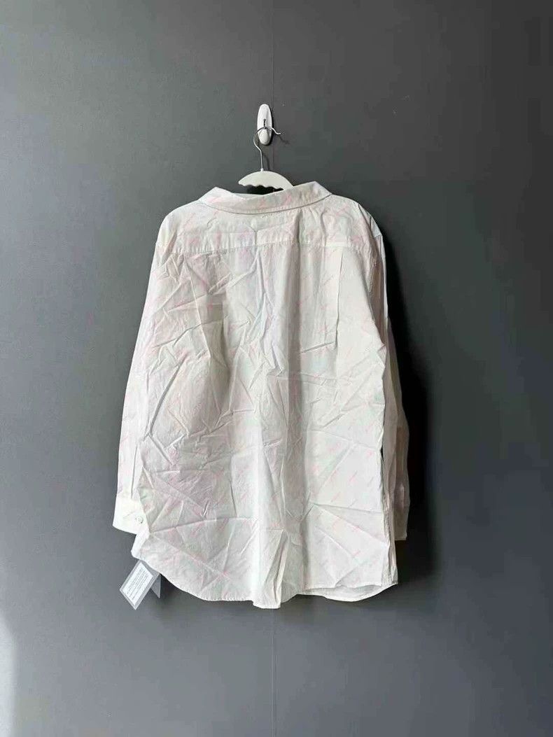 Balenciaga Balenciaga Long Sleeve Shirt in White Size US L / EU 52-54 / 3 - 2 Thumbnail