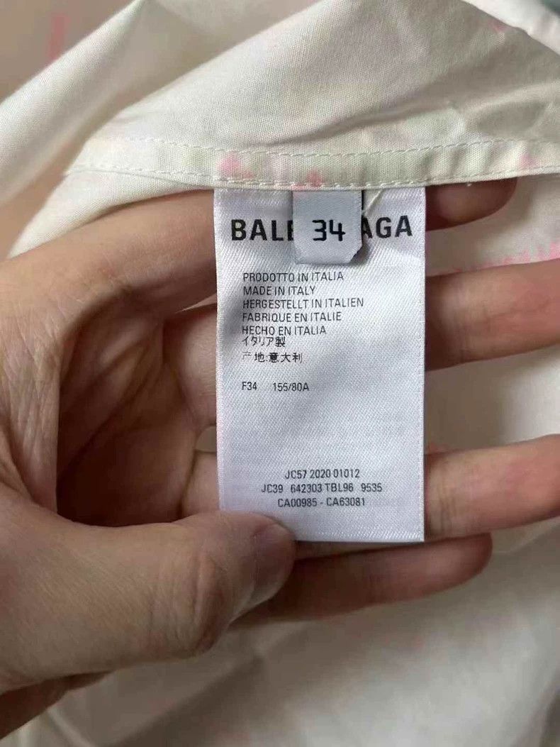 Balenciaga Balenciaga Long Sleeve Shirt in White Size US L / EU 52-54 / 3 - 4 Thumbnail