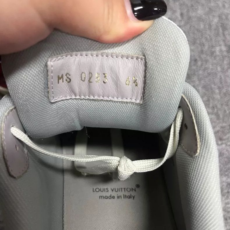 Louis Vuitton Louis Vuitton Trainer Low Top Sneakers Red White Size US 6.5 / EU 39-40 - 4 Thumbnail