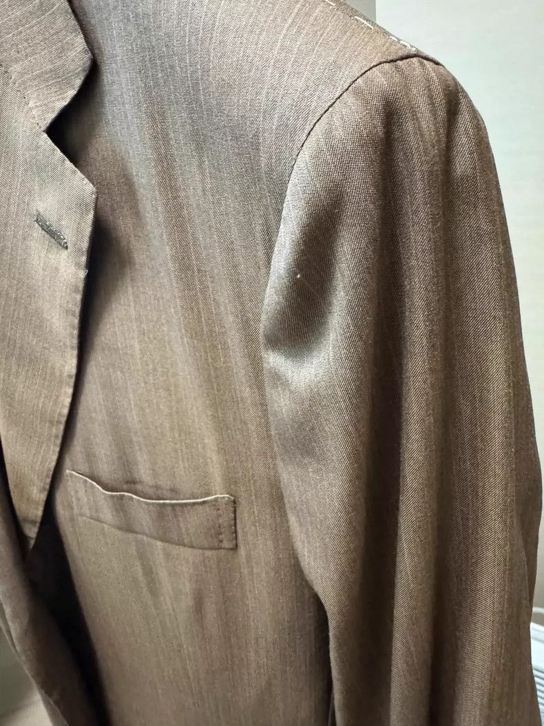 Ermenegildo Zegna Brand New Kiton Solaro Suit Jacket Size 52 Size US M / EU 48-50 / 2 - 4 Thumbnail
