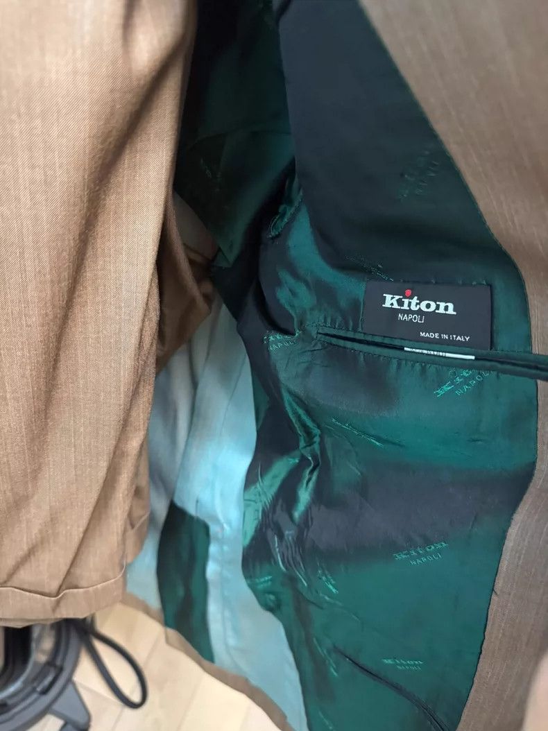 Ermenegildo Zegna Brand New Kiton Solaro Suit Jacket Size 52 Size US M / EU 48-50 / 2 - 6 Thumbnail
