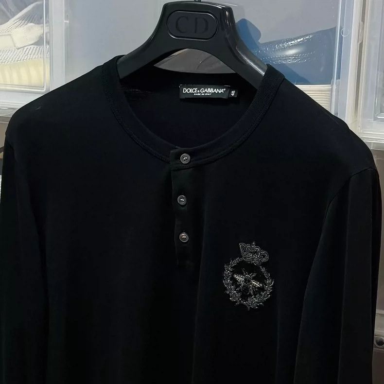 Dolce & Gabbana Dolce & Gabbana Men's Long Sleeve Knit Top Size US M / EU 48-50 / 2 - 3 Thumbnail