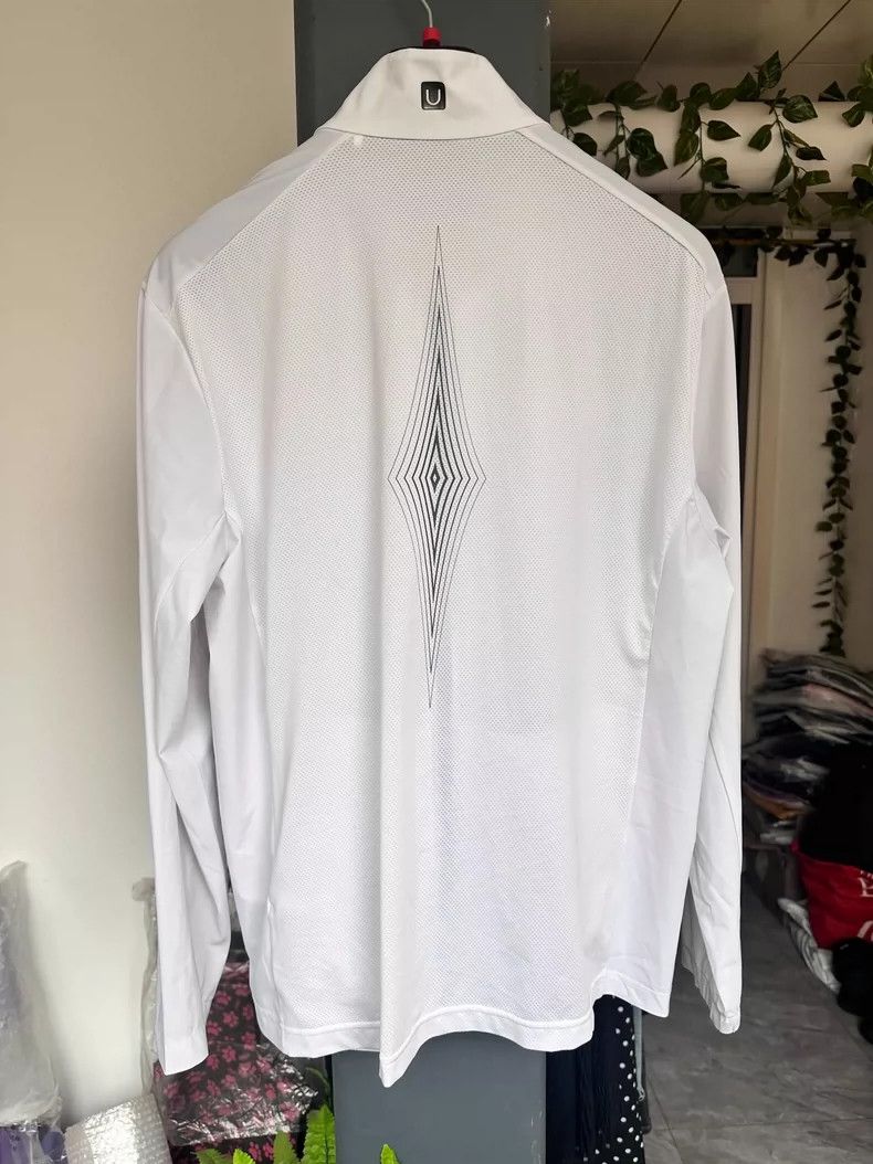 Moncler Descente White Golf Jacket Lightweight Sportswear Size US XL / EU 56 / 4 - 6 Thumbnail