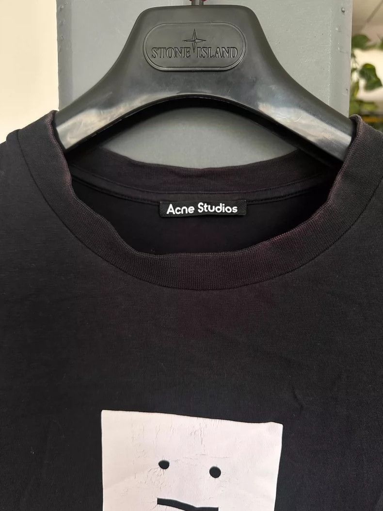 Acne Studios Acne Studios Classic Logo Short Sleeve T-Shirt Size US L / EU 52-54 / 3 - 3 Thumbnail