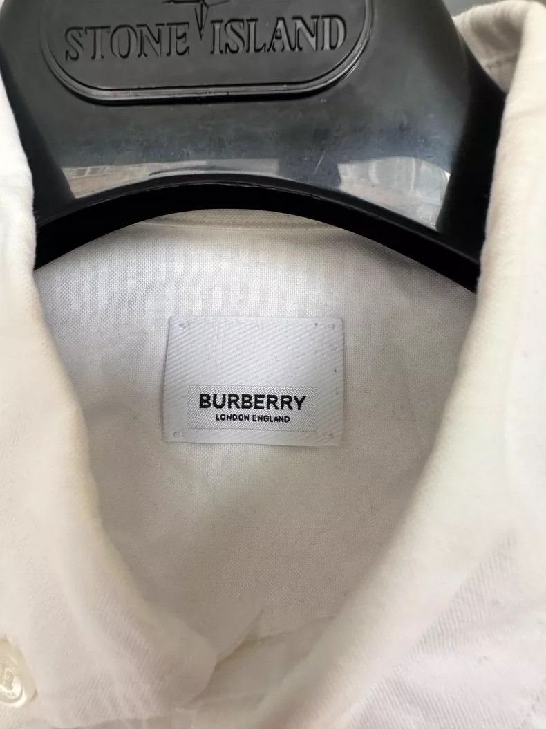 Burberry Burberry White Loose-Fit Black Swan Shirt Size US M / EU 48-50 / 2 - 3 Thumbnail