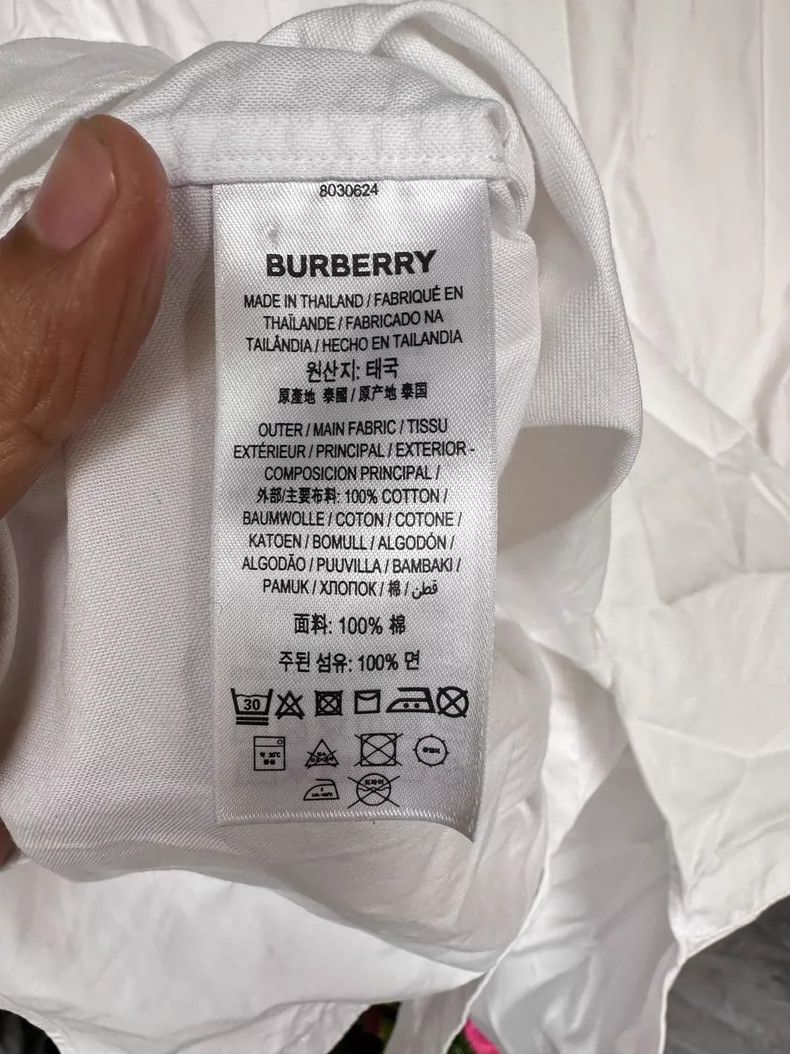Burberry Burberry White Loose-Fit Black Swan Shirt Size US M / EU 48-50 / 2 - 5 Thumbnail