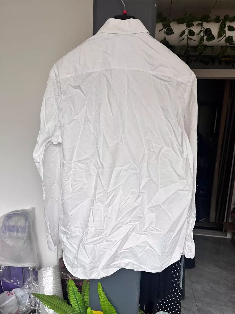 Burberry Burberry White Loose-Fit Black Swan Shirt Size US M / EU 48-50 / 2 - 4 Thumbnail