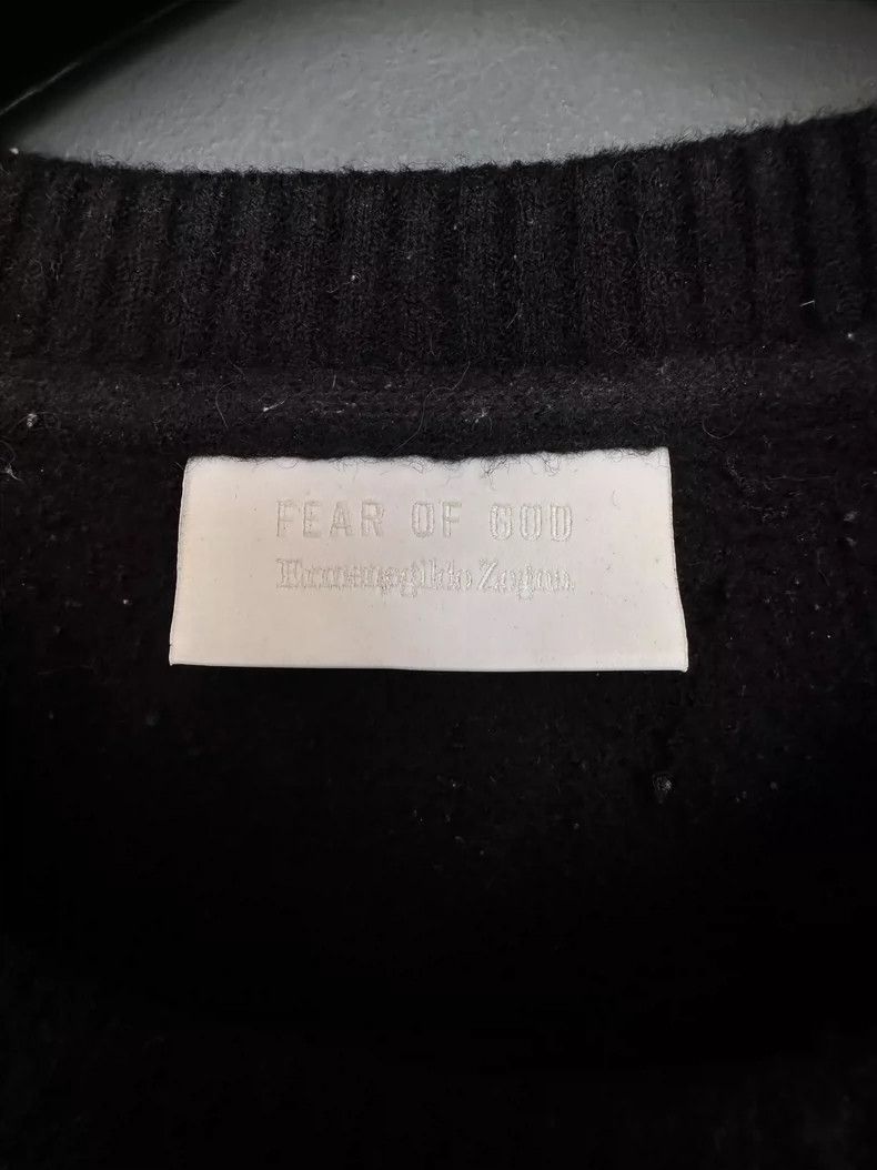 Ermenegildo Zegna Zegna Fear Of God Black Sweatshirt Size US XL / EU 56 / 4 - 3 Thumbnail