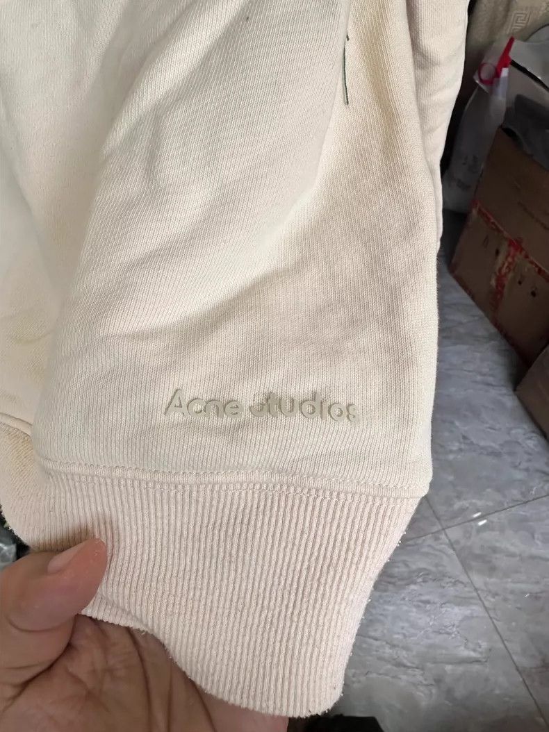 Acne Studios Acne Studios Beige Hoodie with Dog Design Size US M / EU 48-50 / 2 - 4 Thumbnail