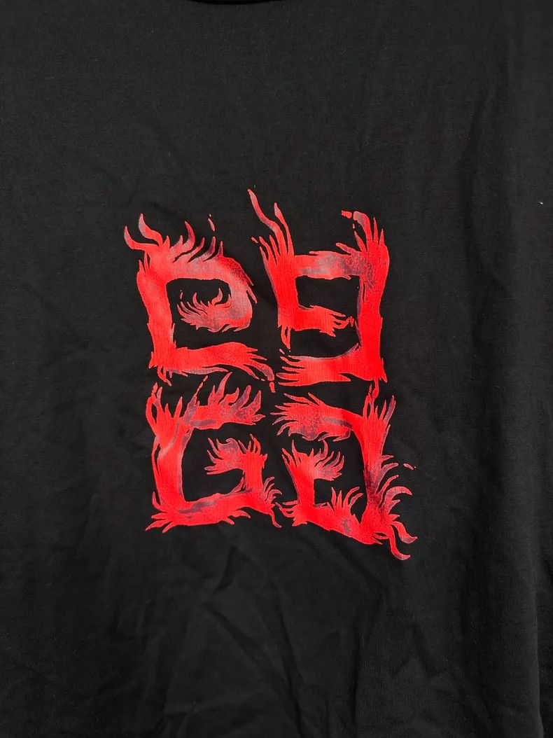 Givenchy Givenchy Black Red Logo Short Sleeve T-shirt Size US S / EU 44-46 / 1 - 2 Thumbnail