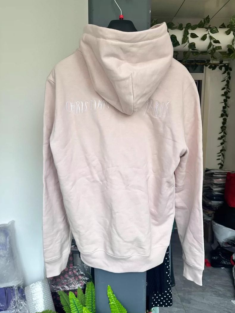Dior Pink Hooded Sweatshirt with Dior Embroidery Size US XL / EU 56 / 4 - 4 Thumbnail