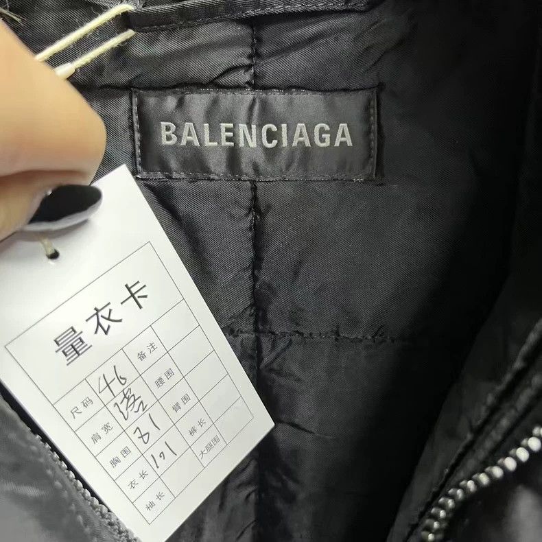 Balenciaga Black Long Sleeve Zipper Jacket Coat Size US L / EU 52-54 / 3 - 2 Thumbnail
