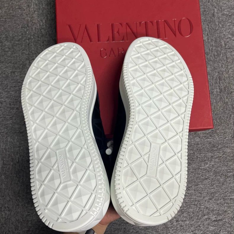 Valentino Valentino Navy Blue Low Top Sneakers Size US 9 / EU 42 - 5 Thumbnail