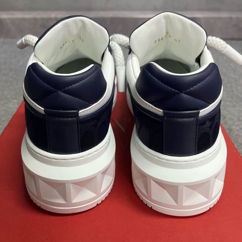 Valentino Valentino Navy Blue Low Top Sneakers Size US 9 / EU 42 - 3 Thumbnail