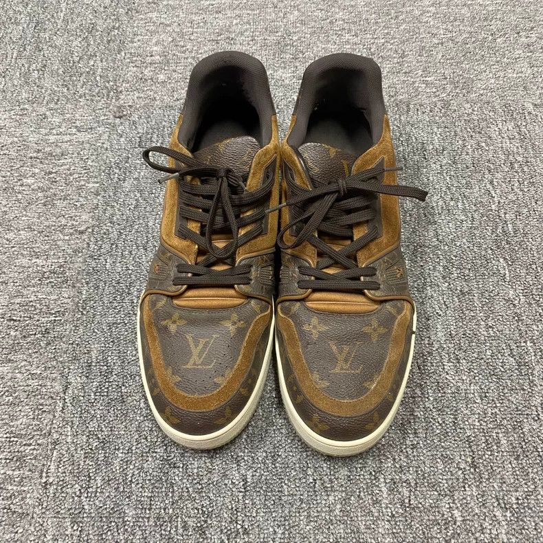 Louis Vuitton Louis Vuitton Brown Monogram Trainer Shoes Size US 8 / EU 41 - 2 Thumbnail