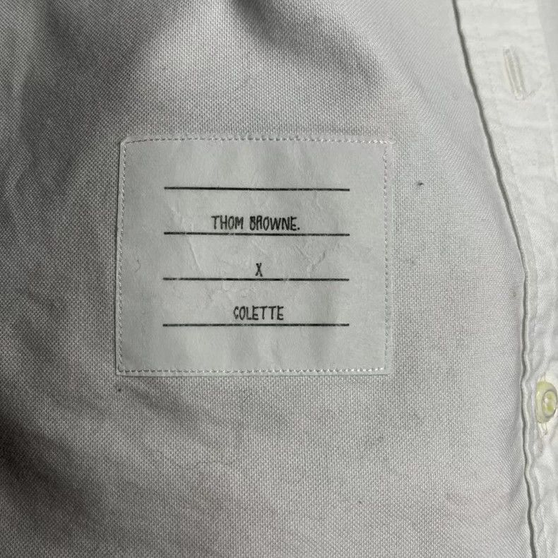 Thom Browne Thom Browne White Long Sleeve Shirt Size US M / EU 48-50 / 2 - 3 Thumbnail
