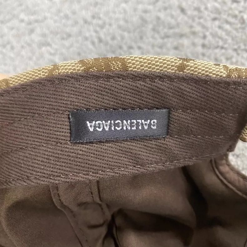 Balenciaga Gucci Balenciaga Logo Brown Cap Size ONE SIZE - 9 Thumbnail