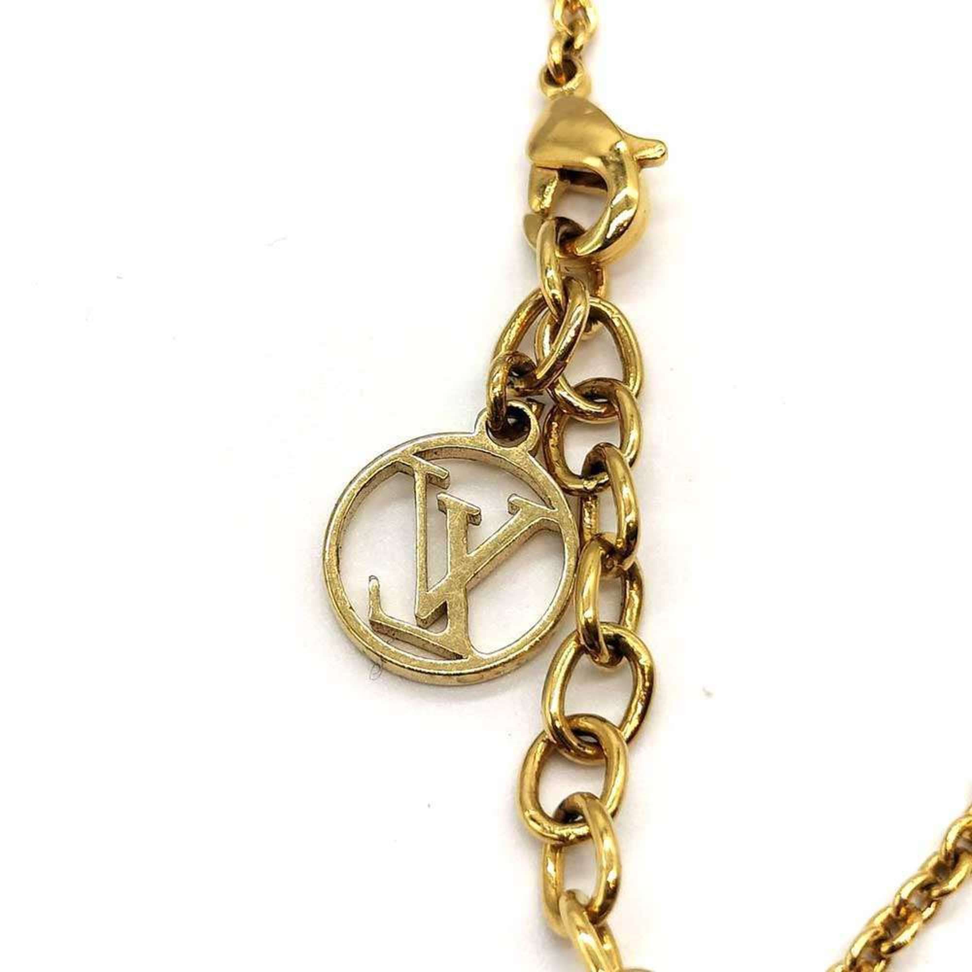 Louis Vuitton Louis Vuitton LV&ME Y motif bracelet gold color GP ladies M67182 LOUIS VUITTON Size ONE SIZE - 5 Thumbnail