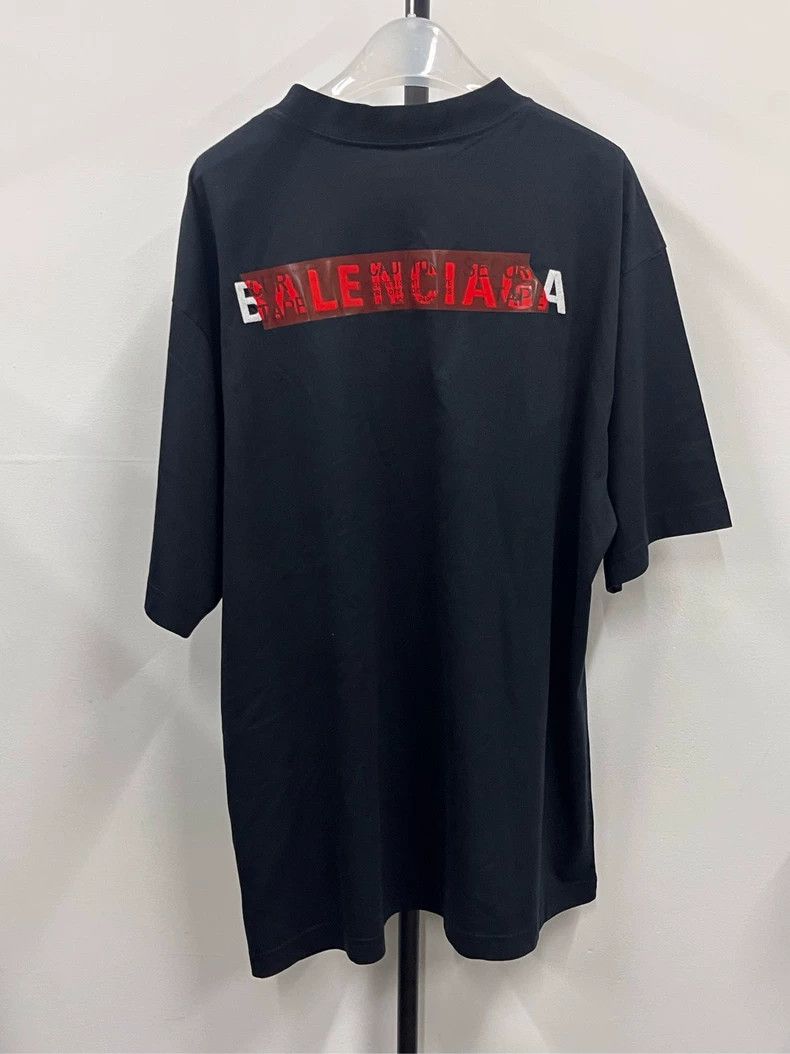 Balenciaga Balenciaga Back Letter Print T-shirt Size M Size US M / EU 48-50 / 2 - 2 Thumbnail