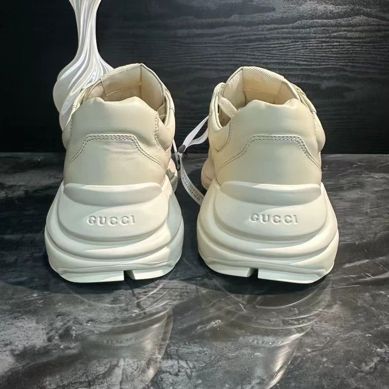 Gucci Gucci Dad Sneakers with White and Green Details Size US 9 / EU 42 - 4 Thumbnail