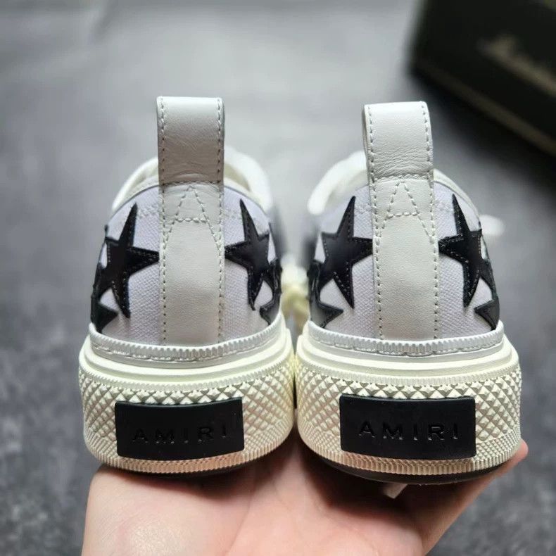 Amiri Amiri Black and White Star Sneakers Size US 10 / EU 43 - 6 Thumbnail