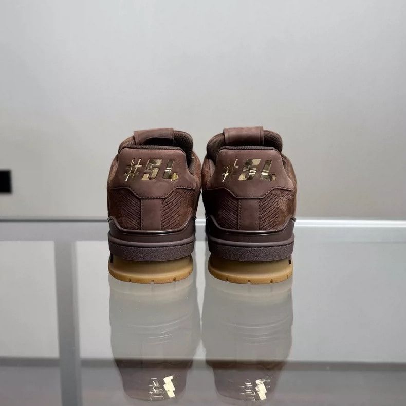 Louis Vuitton LV Trainer 25 New Brown Checkerboard Sneakers Size US 7 / EU 40 - 5 Thumbnail