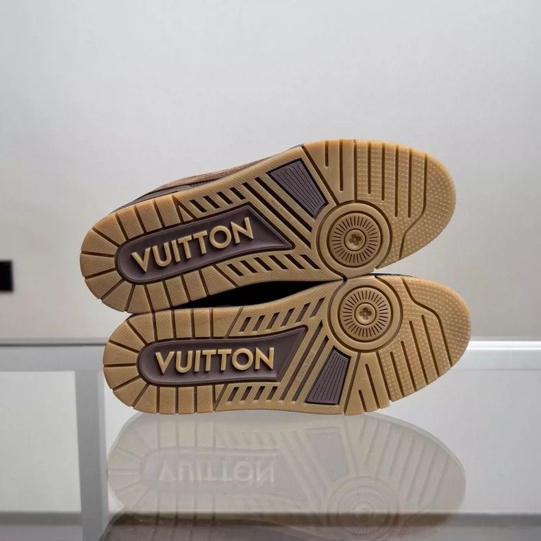 Louis Vuitton LV Trainer 25 New Brown Checkerboard Sneakers Size US 7 / EU 40 - 7 Thumbnail