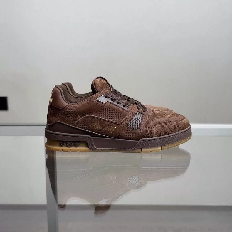 Louis Vuitton LV Trainer 25 New Brown Checkerboard Sneakers Size US 7 / EU 40 - 2 Thumbnail