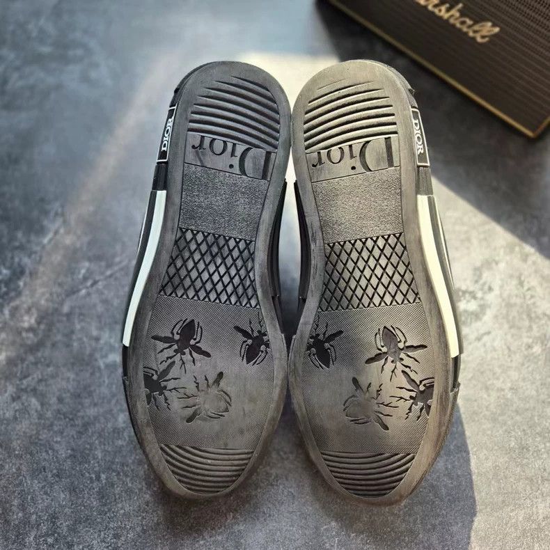 Dior DIOR High-Top Black Floral Sneakers Size 41 Size US 10 / EU 43 - 7 Thumbnail