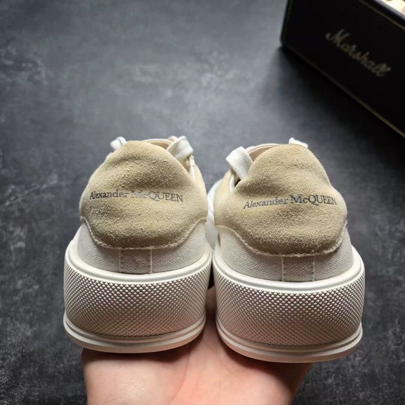 Alexander McQueen Alexander McQueen Deck Sneakers in White Brown Size US 10 / EU 43 - 6 Thumbnail