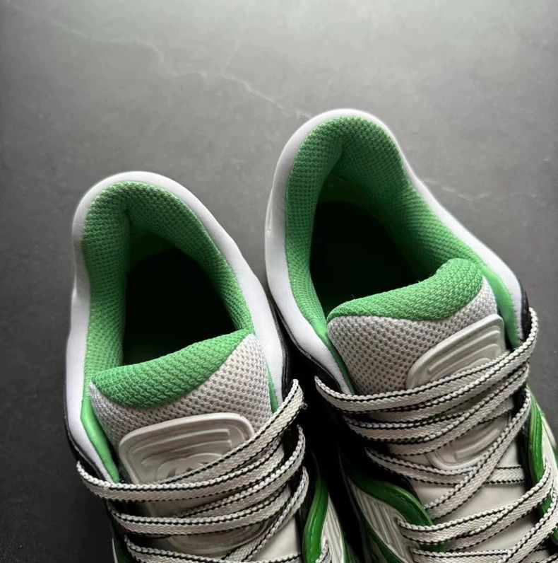 Gucci Gucci Basket Low Sneakers Black White Green Size US 9.5 / EU 42-43 - 7 Thumbnail