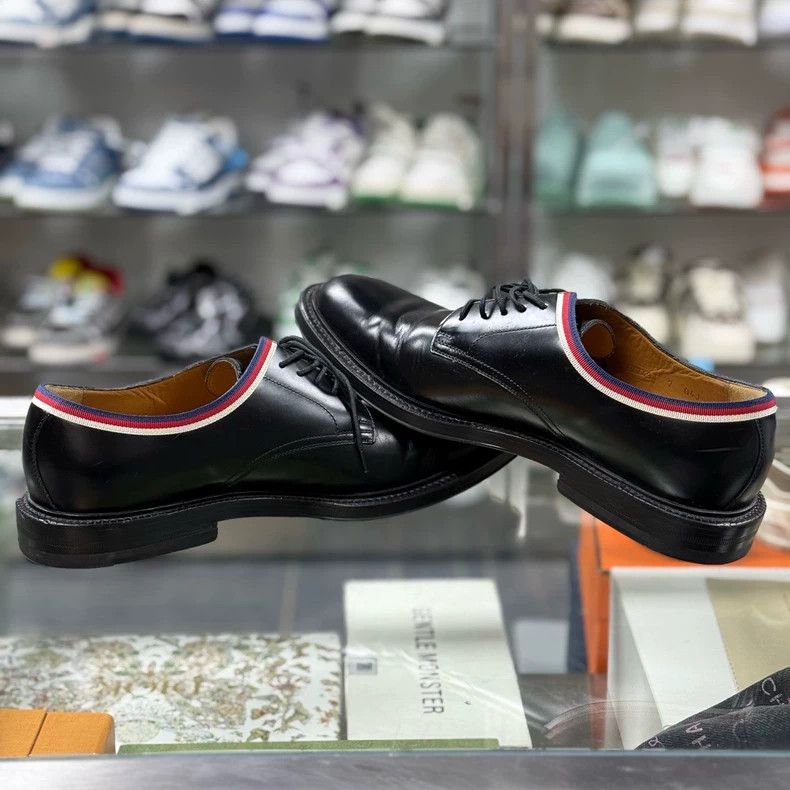 Gucci Gucci Striped Dress Shoes Size UK7 Size US 8 / EU 41 - 5 Thumbnail